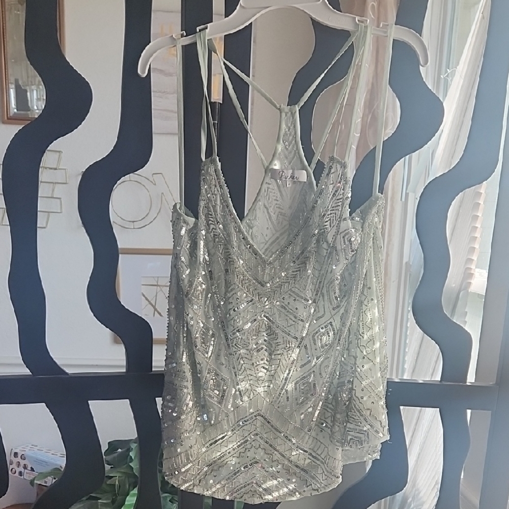 Parker Metallic Sequin Camisole